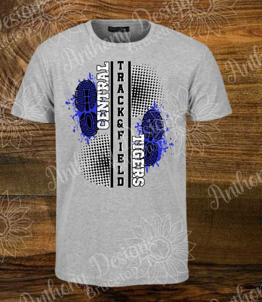 Track and Field Tigers school spirit shirt