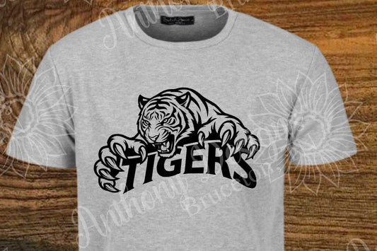Tigers roar mascot designed shirt