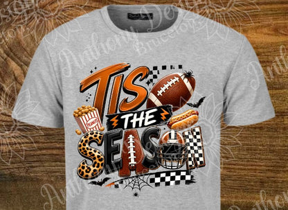 Tis the Season Football Halloween designed shirt