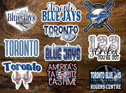 Toronto inspired Baseball Vinyl Stickers