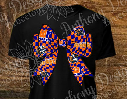 UT Martin coquette bow design School Spirit shirt
