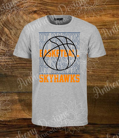 Skyhawks basketball school spirit shirt