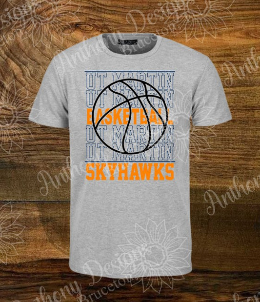 Skyhawks basketball school spirit shirt