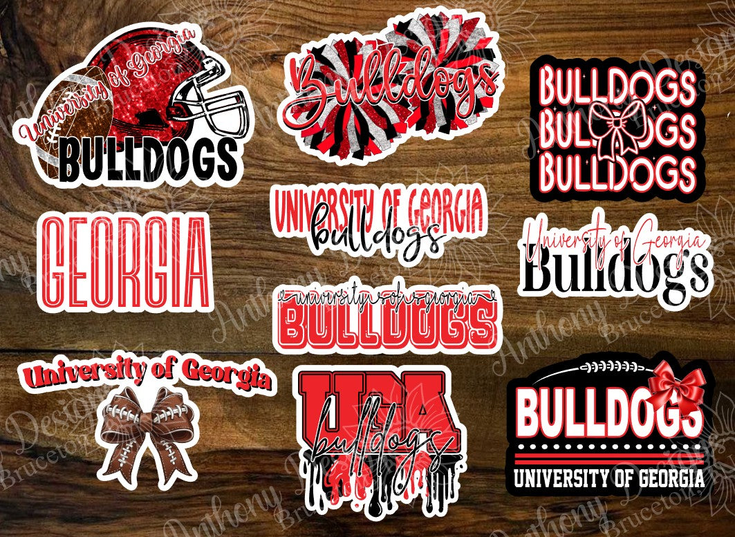 Georgia inspired Vinyl Stickers