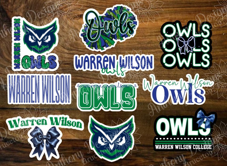 Warren Wilson inspired Vinyl Stickers