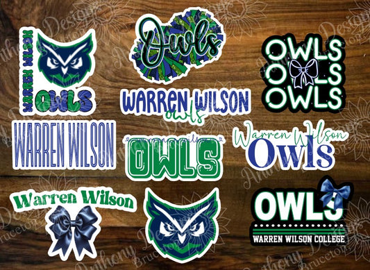 Warren Wilson inspired Vinyl Stickers