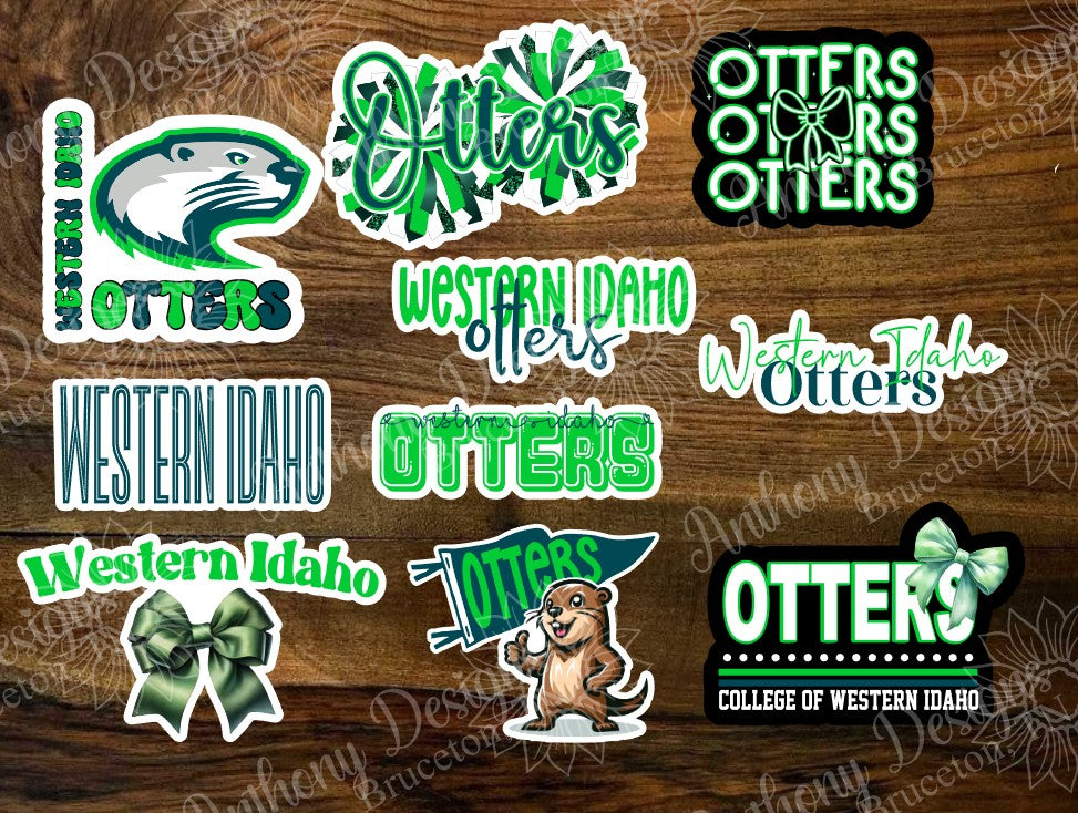 Western Idaho inspired Vinyl Stickers