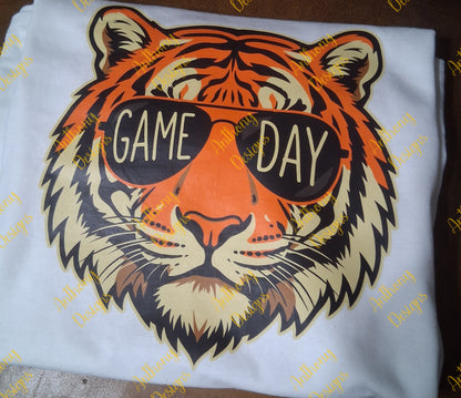Tiger face Game Day designed shirt