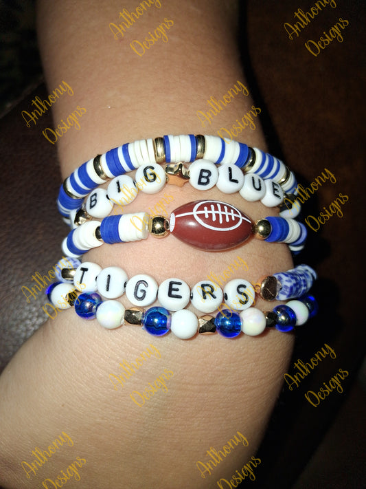 Tigers stacker set of 5 Bracelets