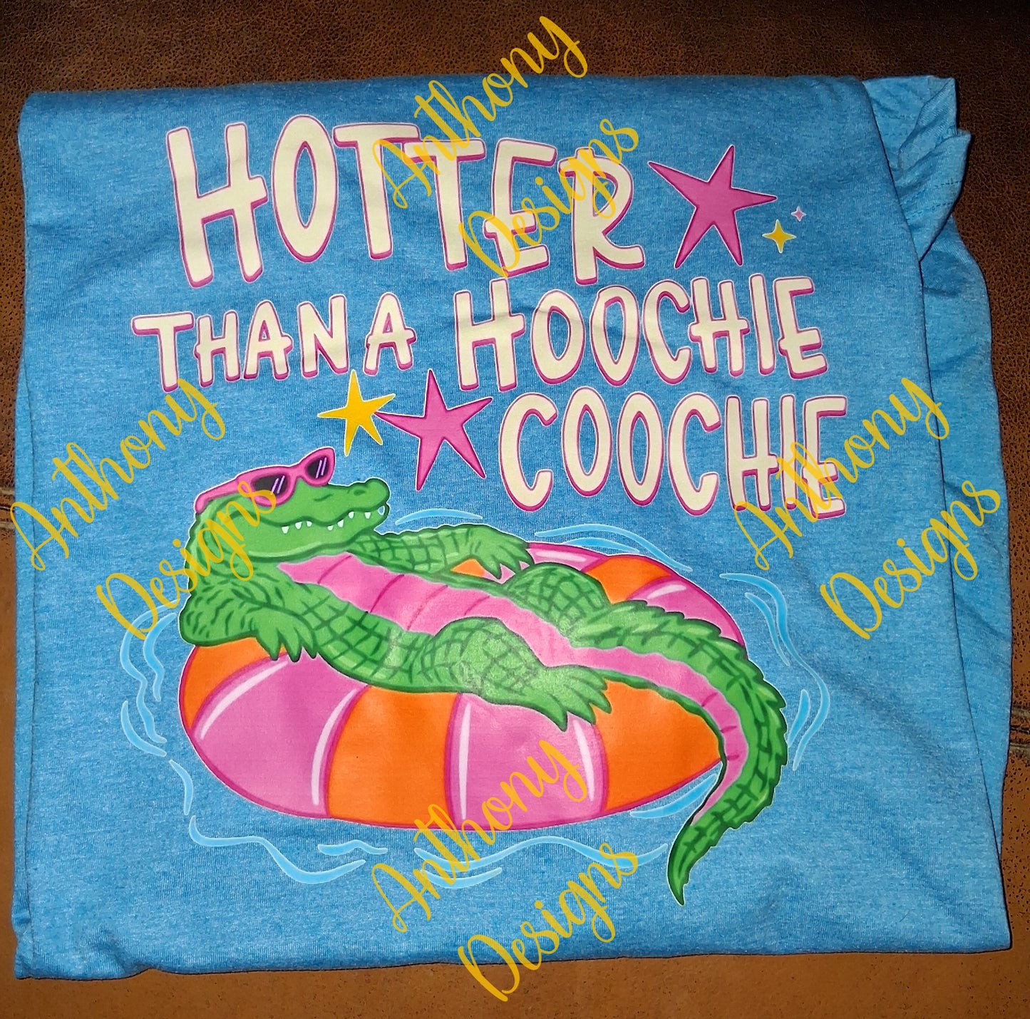 Hotter Than A Hoochie Coochie Comfort Color short sleeve tee shirt