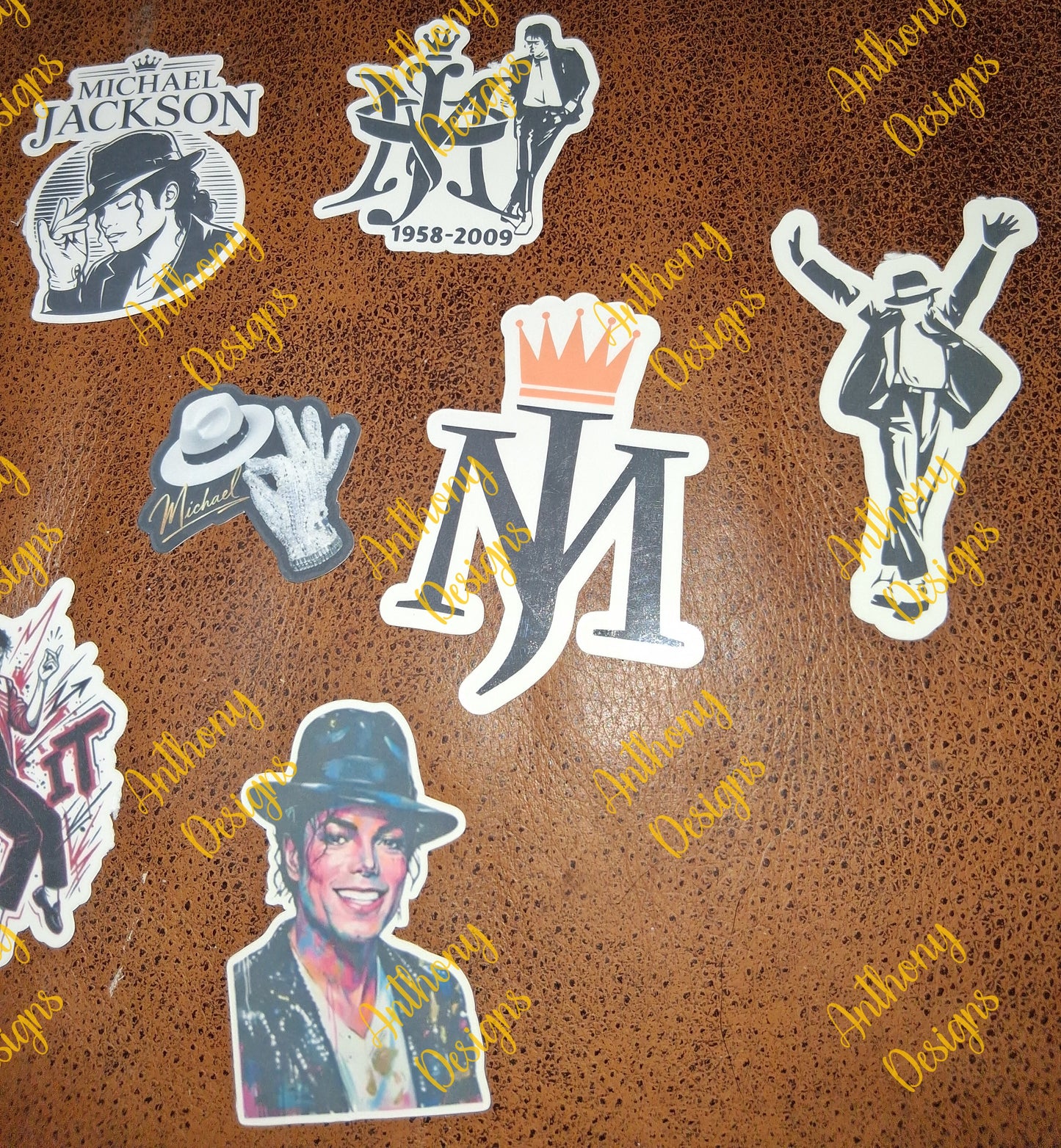 Michael Jackson vinyl stickers