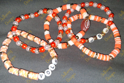 Tennessee stacker set of 5 Bracelets