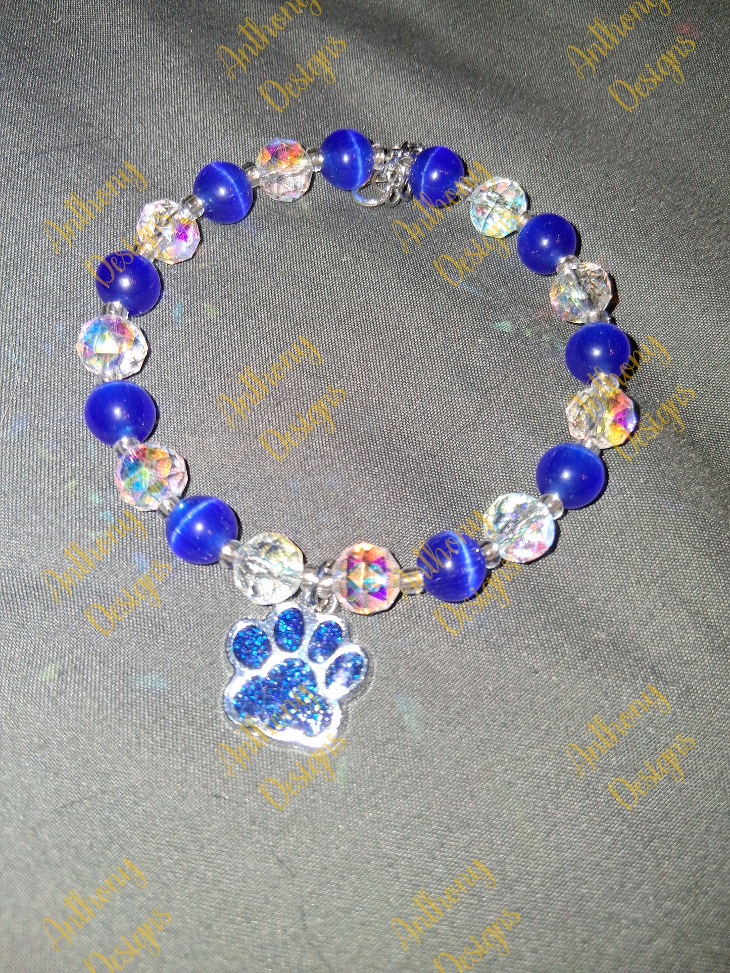 Tigers glass beads Bracelet