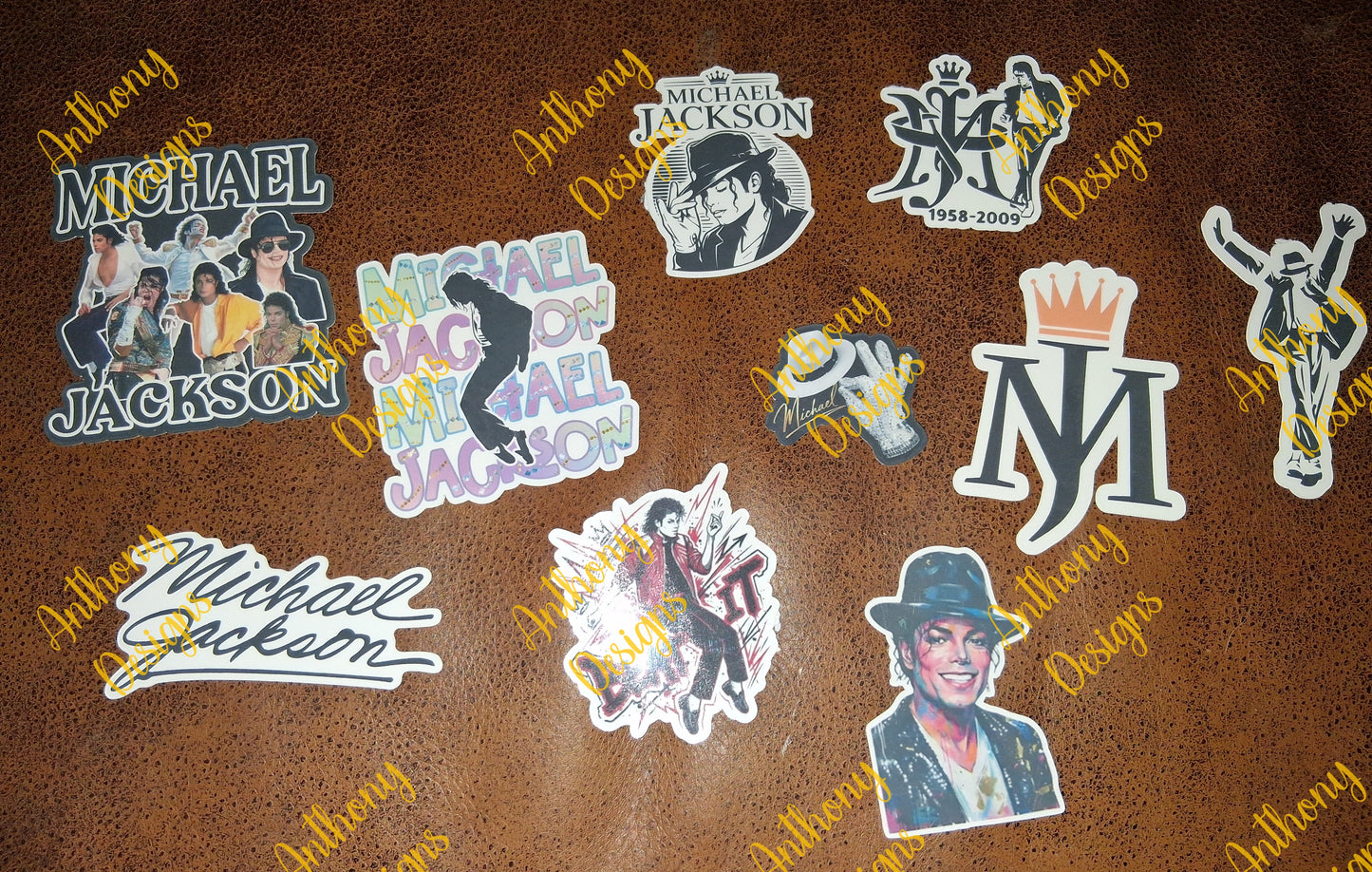 Michael Jackson vinyl stickers