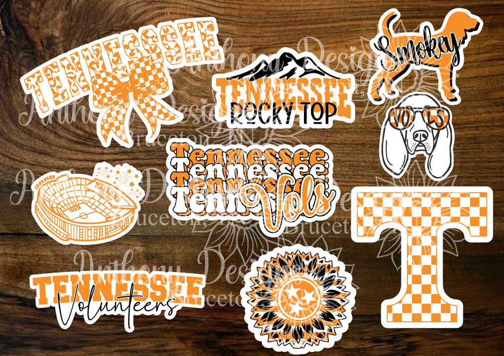 Tennessee Vinyl Stickers