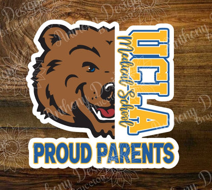 Proud College/University Parents Stickers